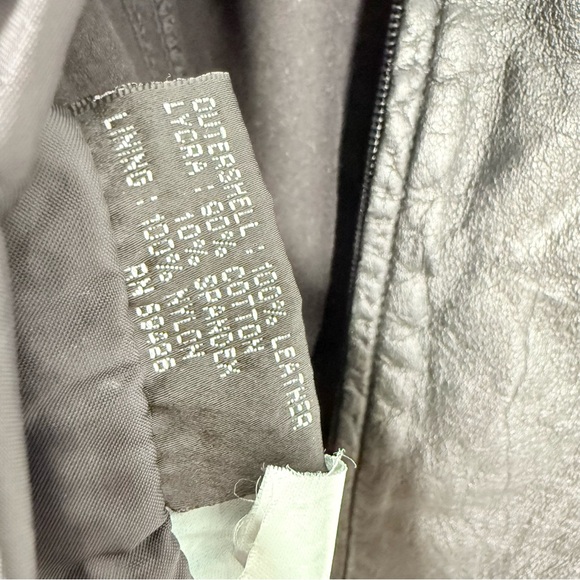 Wilson’s Leather Maxima Black Stretch Back V Neck Sleeveless Vest Top Small Y2K - Picture 8 of 10